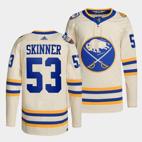 Buffalo Sabres Jeff Skinner 2022 Heritage Classic White Jersey Buffalo Sabres Jeff Skinner 2022 Heritage Classic White Jersey