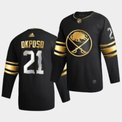 Buffalo Sabres Kyle Okposo 2020-21 Golden Edition Limited Black Jersey