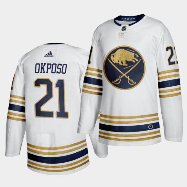 Buffalo Sabres Kyle Okposo 50th Anniversary 2019-20 Third Jersey Buffalo Sabres Kyle Okposo 50th Anniversary 2019-20 Third Jersey