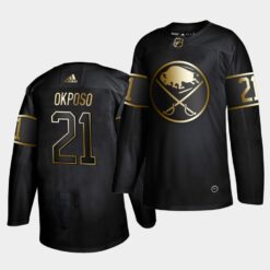 Buffalo Sabres Kyle Okposo Golden Edition Black Jersey