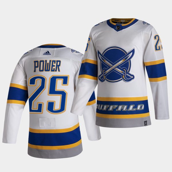 Buffalo Sabres Owen Power First Pick Reverse Retro White Jersey Buffalo Sabres Owen Power First Pick Reverse Retro White Jersey