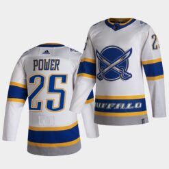 Buffalo Sabres Owen Power First Pick Reverse Retro White Jersey