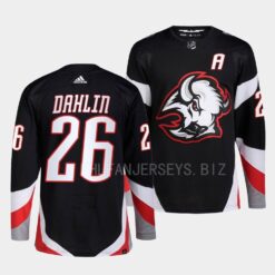 Buffalo Sabres Rasmus Dahlin 2022-23 Goathead Alternate Black Jersey