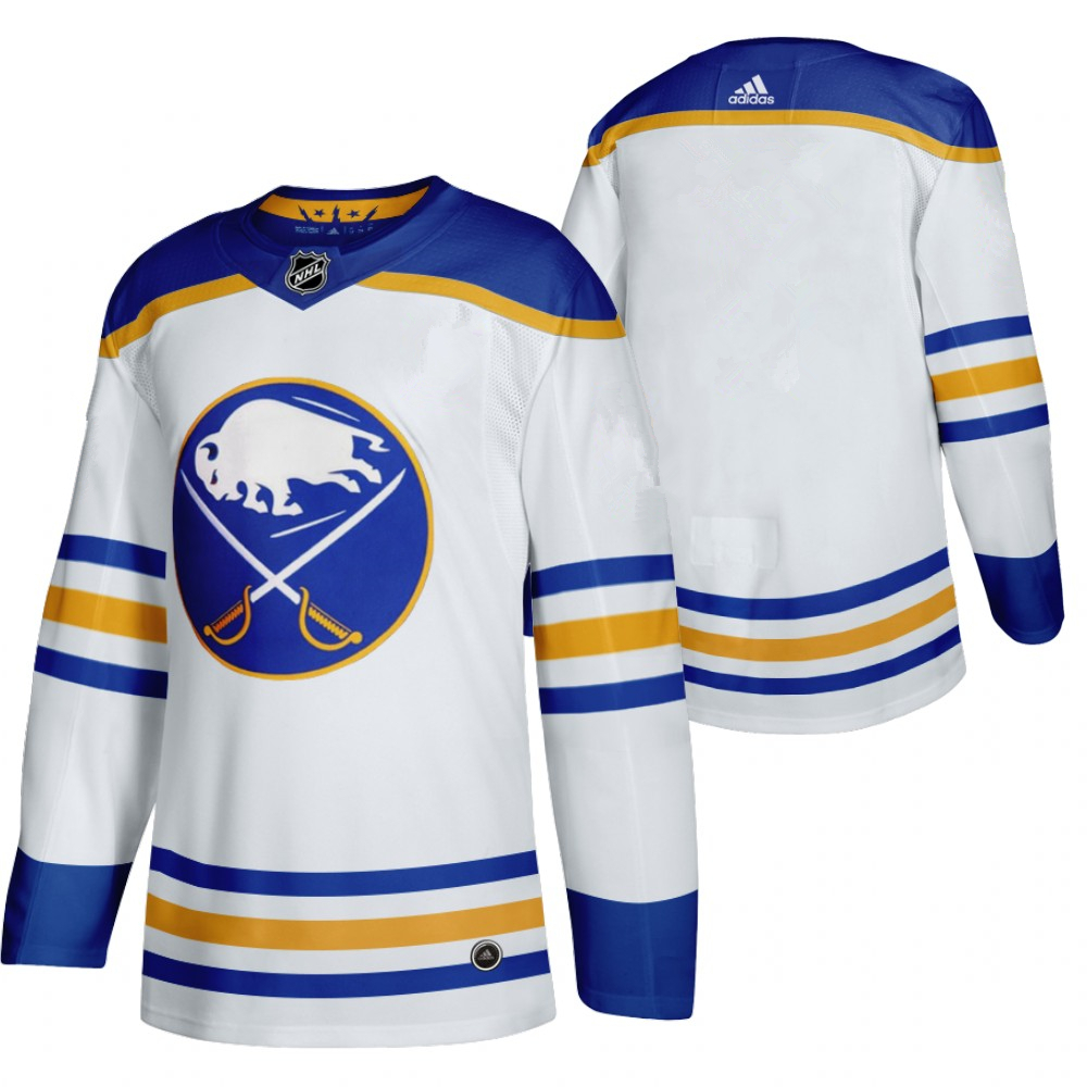 Buffalo Sabres Team 2021 Away White Jersey Buffalo Sabres Team 2021 Away White Jersey
