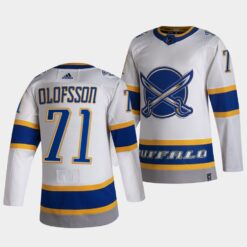 Buffalo Sabres Victor Olofsson 2021 Reverse Retro Special Edition White Jersey