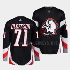 Buffalo Sabres Victor Olofsson 2022-23 Goathead Alternate Black Jersey
