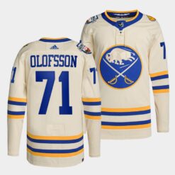 Buffalo Sabres Victor Olofsson 2022 Heritage Classic White Jersey