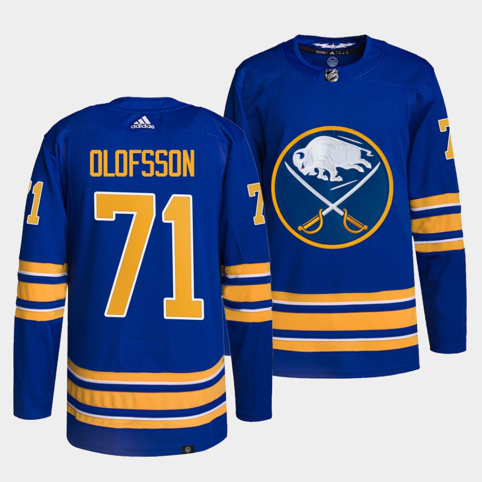 Buffalo Sabres Victor Olofsson Home Royal Jersey Buffalo Sabres Victor Olofsson Home Royal Jersey