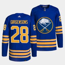Buffalo Sabres Zemgus Girgensons Home Royal Primegreen Jersey
