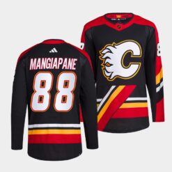 Calgary Flames Andrew Mangiapane Reverse Black Jersey
