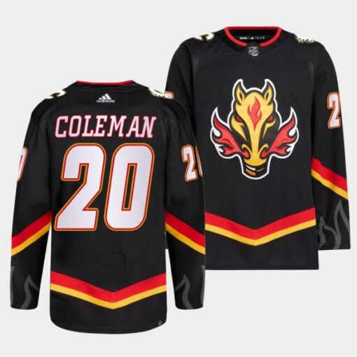 Calgary Flames Blake Coleman 2022-23 Blasty Alternate Black Jersey
