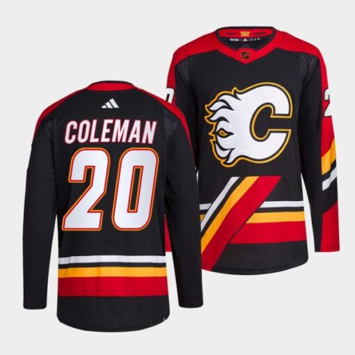 Calgary Flames Blake Coleman Reverse Black Jersey