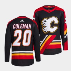 Calgary Flames Blake Coleman Reverse Black Jersey