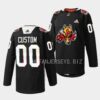 Calgary Flames Custom 2022-23 Alternate Black Jersey