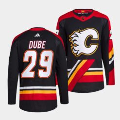 Calgary Flames Dillon Dube Reverse Black Jersey