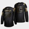 Calgary Flames Elias Lindholm Golden Edition Limited Black Jersey