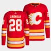 Calgary Flames Elias Lindholm Hockey Fights Cancer Practice Jersey