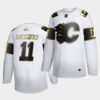 Calgary Flames Mikael Backlund Golden Edition Limited Black Jersey