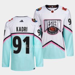 Calgary Flames Nazem Kadri Western Conference 2023 NHL All-Star White Jersey