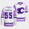 Calgary Flames Noah Hanifin Home Red Jersey