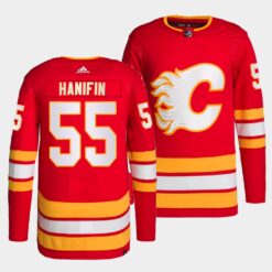 Calgary Flames Noah Hanifin Home Red Jersey
