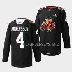 Calgary Flames Rasmus Andersson 2023 Indigenous Celebration Night Black Jersey