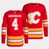 Calgary Flames Rasmus Andersson HockeyFightsCancer White  Jersey