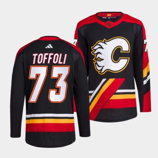 Calgary Flames Tyler Toffoli Reverse Black Jersey