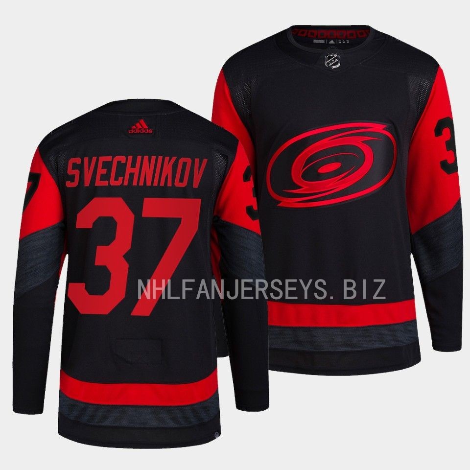 Carolina Hurricanes Andrei Svechnikov 2023 Stadium Series Black Jersey Carolina Hurricanes Andrei Svechnikov 2023 Stadium Series Black Jersey