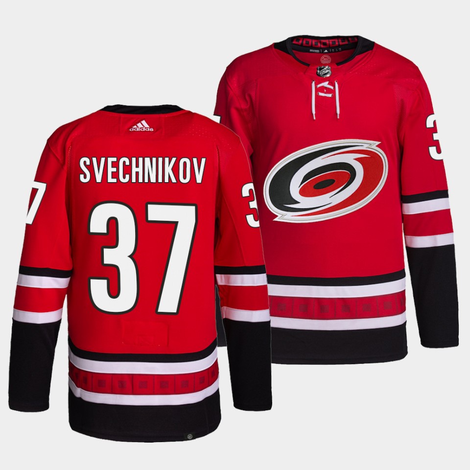 Carolina Hurricanes Andrei Svechnikov Home Red Jersey Carolina Hurricanes Andrei Svechnikov Home Red Jersey