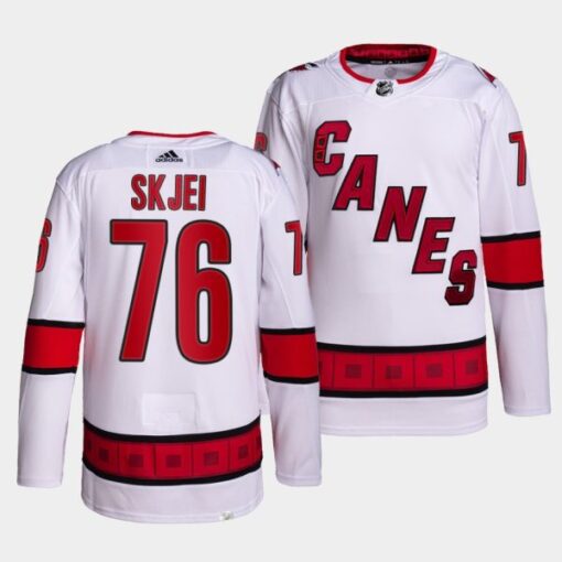 Carolina Hurricanes Brady Skjei Away White Jersey