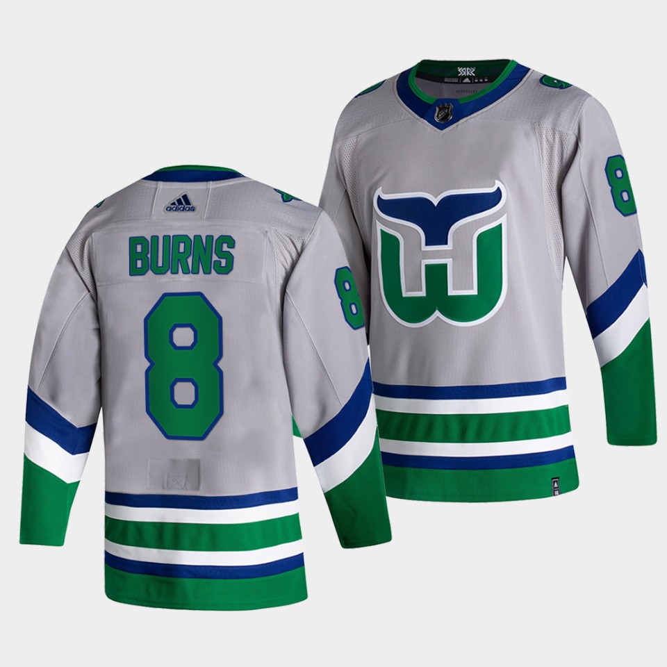 Carolina Hurricanes Brent Burns Gray Jersey Carolina Hurricanes Brent Burns Gray Jersey