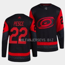 Carolina Hurricanes Brett Pesce 2023 Stadium Series Black Jersey