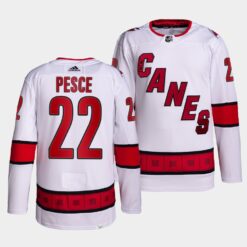 Carolina Hurricanes Brett Pesce Away White Jersey