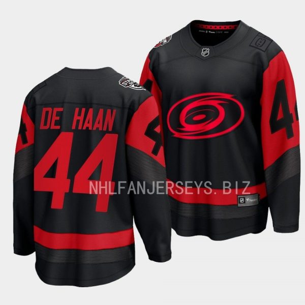 Carolina Hurricanes Calvin de Haan 2023 Stadium Series Black Jersey Carolina Hurricanes Calvin de Haan 2023 Stadium Series Black Jersey