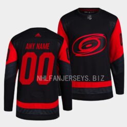 Carolina Hurricanes Custom 2023 Stadium Series Black Jersey