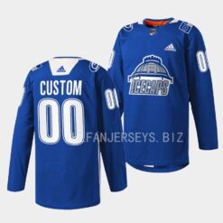 Carolina Hurricanes Custom North Night Raleigh IceCaps Blue Jersey