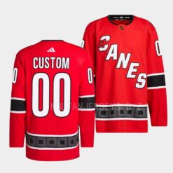 Carolina Hurricanes Custom Reverse Red Jersey