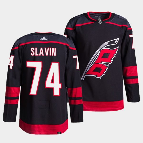 Carolina Hurricanes Jaccob Slavin Alternate Black Jersey Carolina Hurricanes Jaccob Slavin Alternate Black Jersey