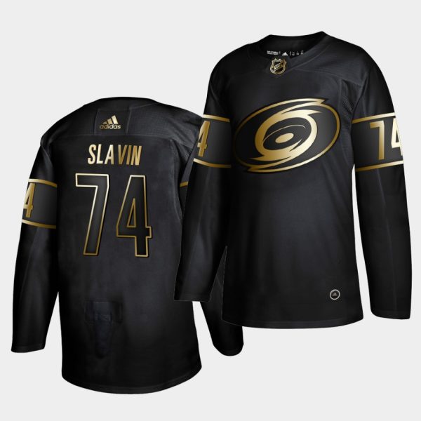Carolina Hurricanes Jaccob Slavin Golden Edition Black Jersey Carolina Hurricanes Jaccob Slavin Golden Edition Black Jersey
