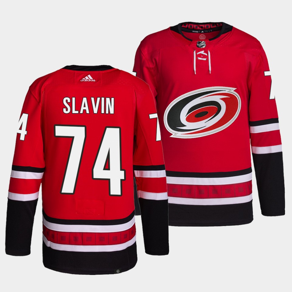 Carolina Hurricanes Jaccob Slavin Home Red Jersey Carolina Hurricanes Jaccob Slavin Home Red Jersey