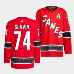 Carolina Hurricanes Jaccob Slavin Reverse Red Jersey