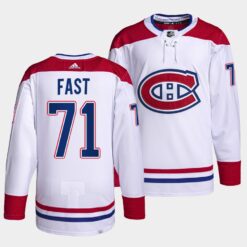 Carolina Hurricanes Jesper Fast 2022-23 Away White Jersey