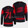 Carolina Hurricanes Jesper Fast 2023 Stadium Series Black Jersey
