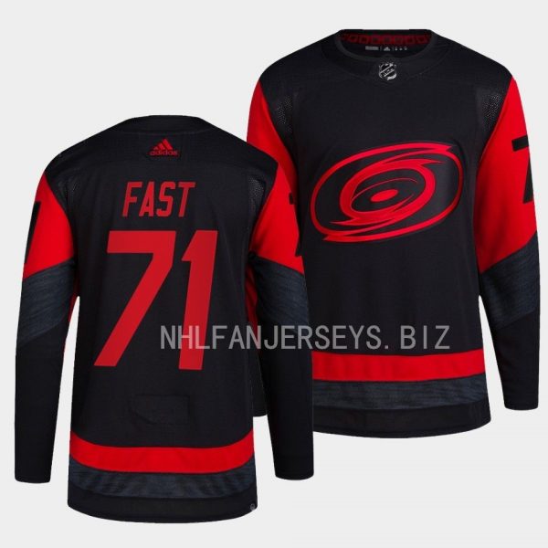 Carolina Hurricanes Jesper Fast 2023 Stadium Series Black Jersey Carolina Hurricanes Jesper Fast 2023 Stadium Series Black Jersey