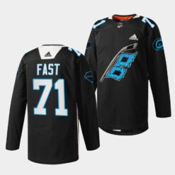 Carolina Hurricanes Jesper Fast Panthers Night Black Jersey