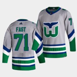 Carolina Hurricanes Jesper Fast Reverse Green Special Edition Jersey