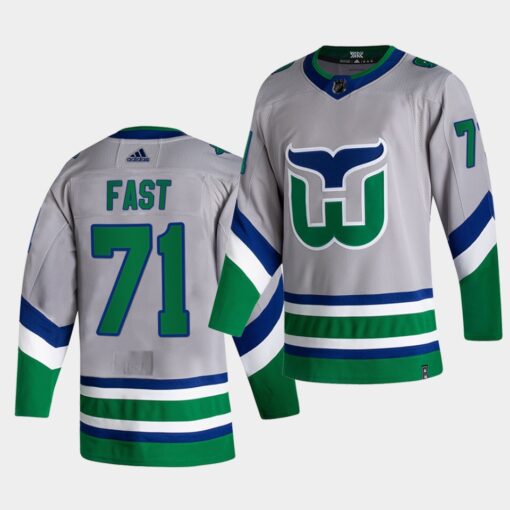 Carolina Hurricanes Jesper Fast Reverse Green Special Edition Jersey