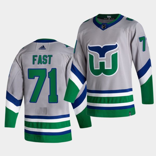Carolina Hurricanes Jesper Fast Reverse Green Special Edition Jersey Carolina Hurricanes Jesper Fast Reverse Green Special Edition Jersey