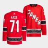 Carolina Hurricanes Jesper Fast Reverse Green Special Edition Jersey
